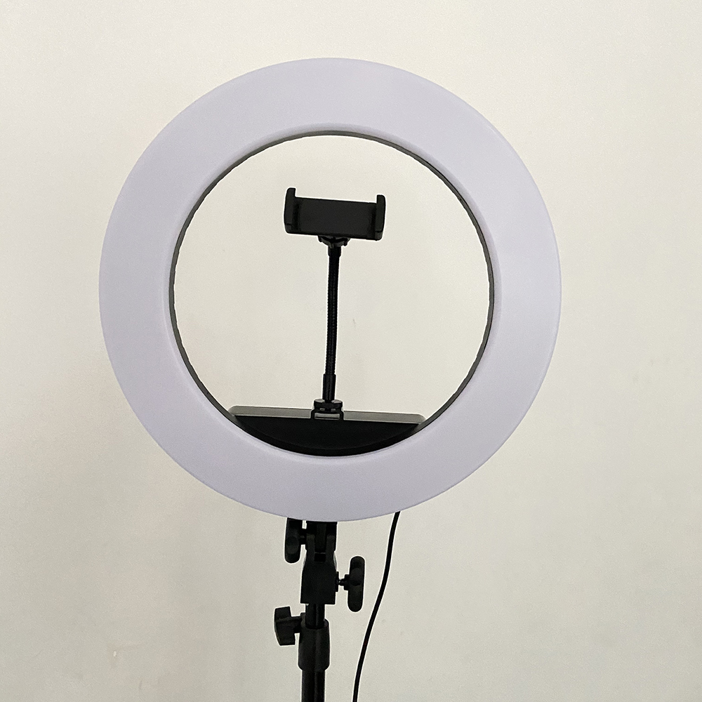 Bộ tripod, giá đỡ livestream có đèn Led 3 chế độ HQ-14 , kèm kẹp điện thoại - Hỗ trợ ánh sáng chụp ảnh, livestream, quay tiktok hiêu quả - Hàng chính hãng