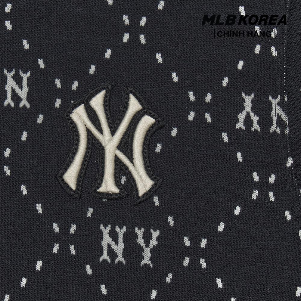 MLB - Đầm polo mini tay ngắn Dia Monogram Jaquard 3FOPM0533-50BKS