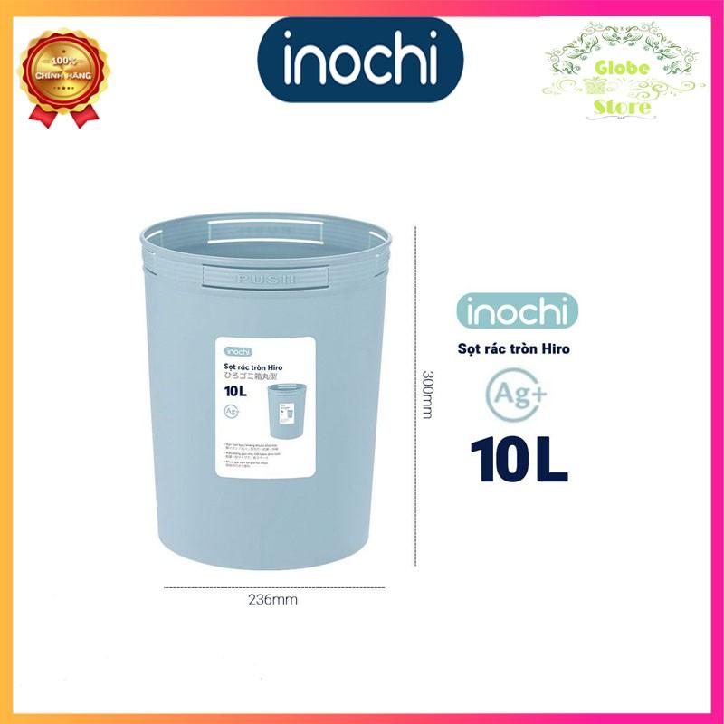 Sọt Đựng Rác Dạng Tròn Có Mắc Cài Túi HIRO INOCHI 5L-10L-15L