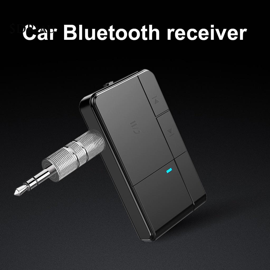 *QCDZ* J20 Bluetooth 5.0 Receiver Handfree 3.5mm Jack Portable AUX Audio Adapter for Car