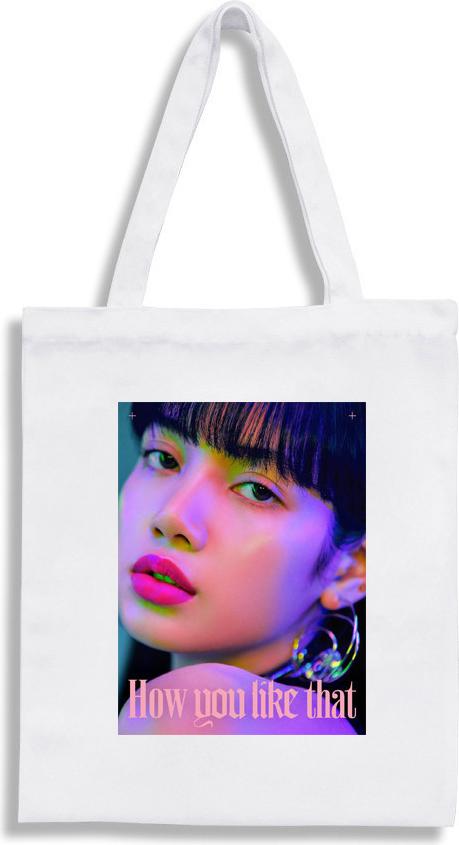 Túi tote BlackPink Lisa How you like that túi vải Idol Kpop