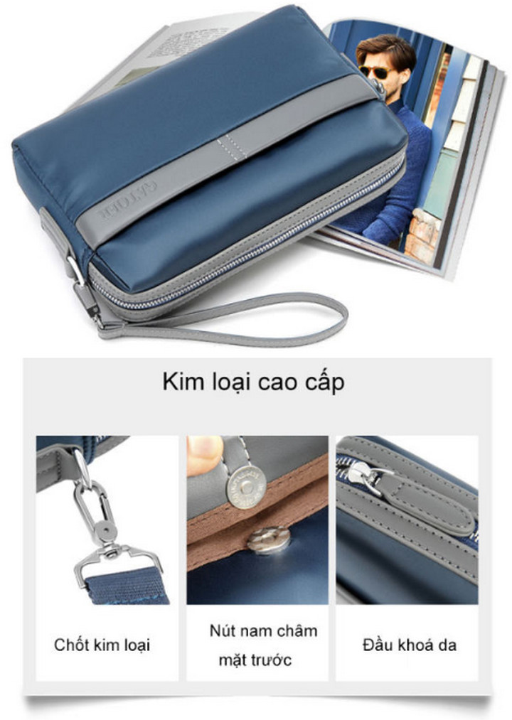 Túi nam đeo chéo đa năng GATOER cao cấp - Home and Garden