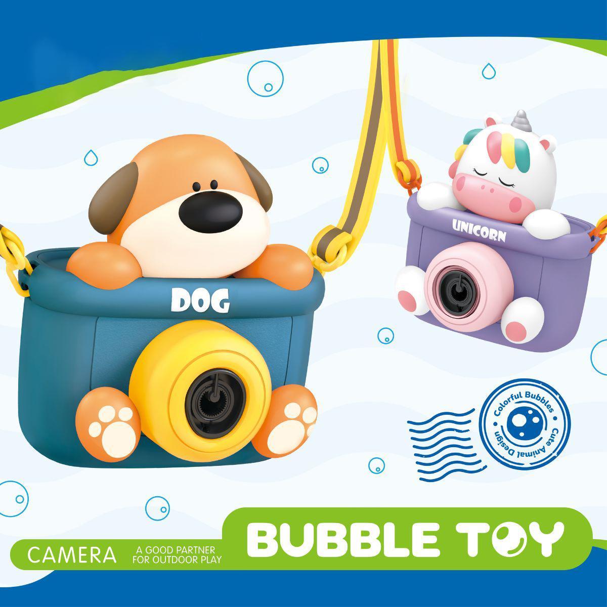 Đồ Chơi Máy Ảnh Phun Bong Bóng Kỳ Lân - Champion Games BBHG0093U