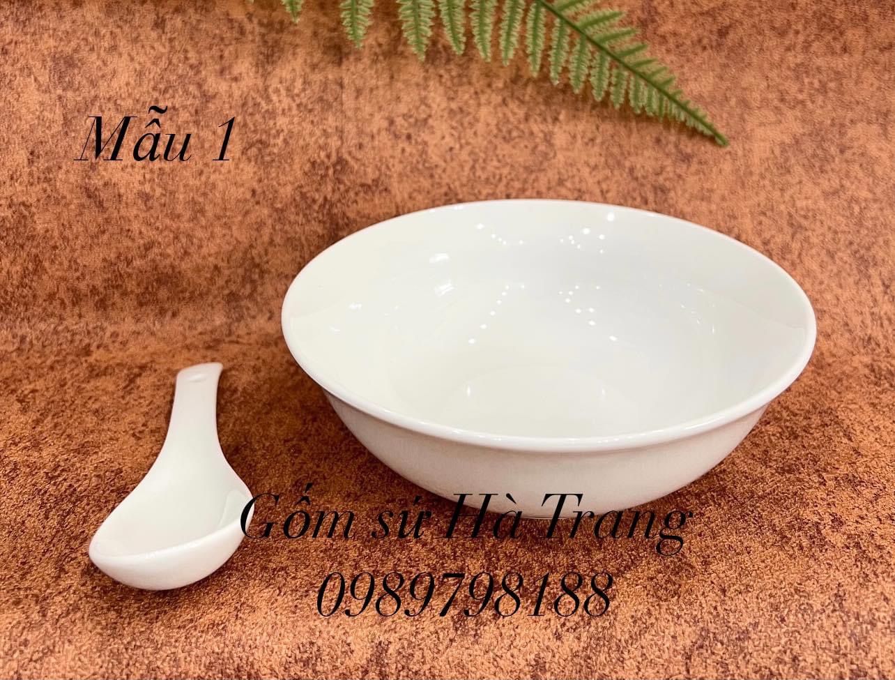 Tô cháo tô bún chả gốm sứ Bát Tràng cao cấp