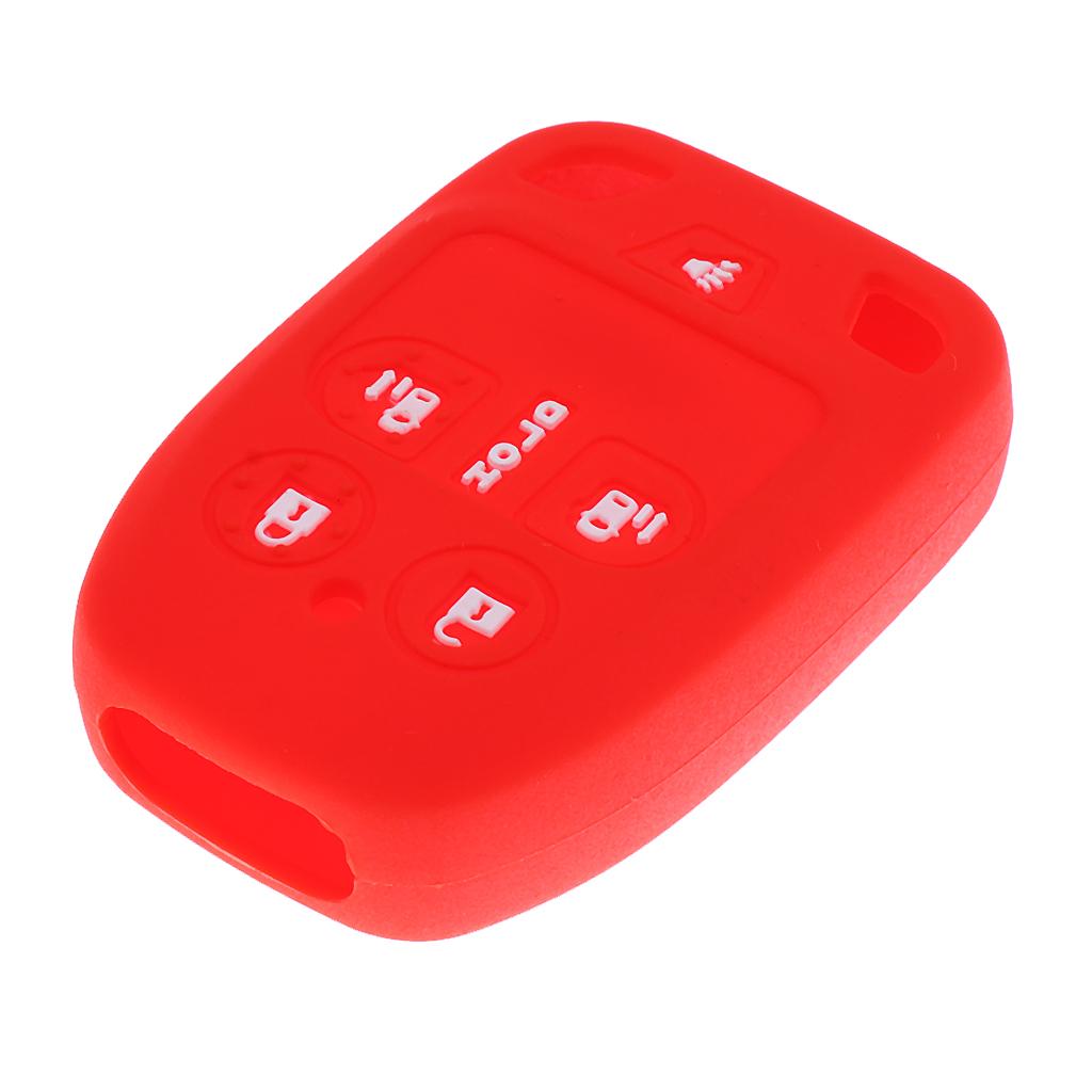 Car Key Fob Protector Silicone Case Cover 6 Buttons for