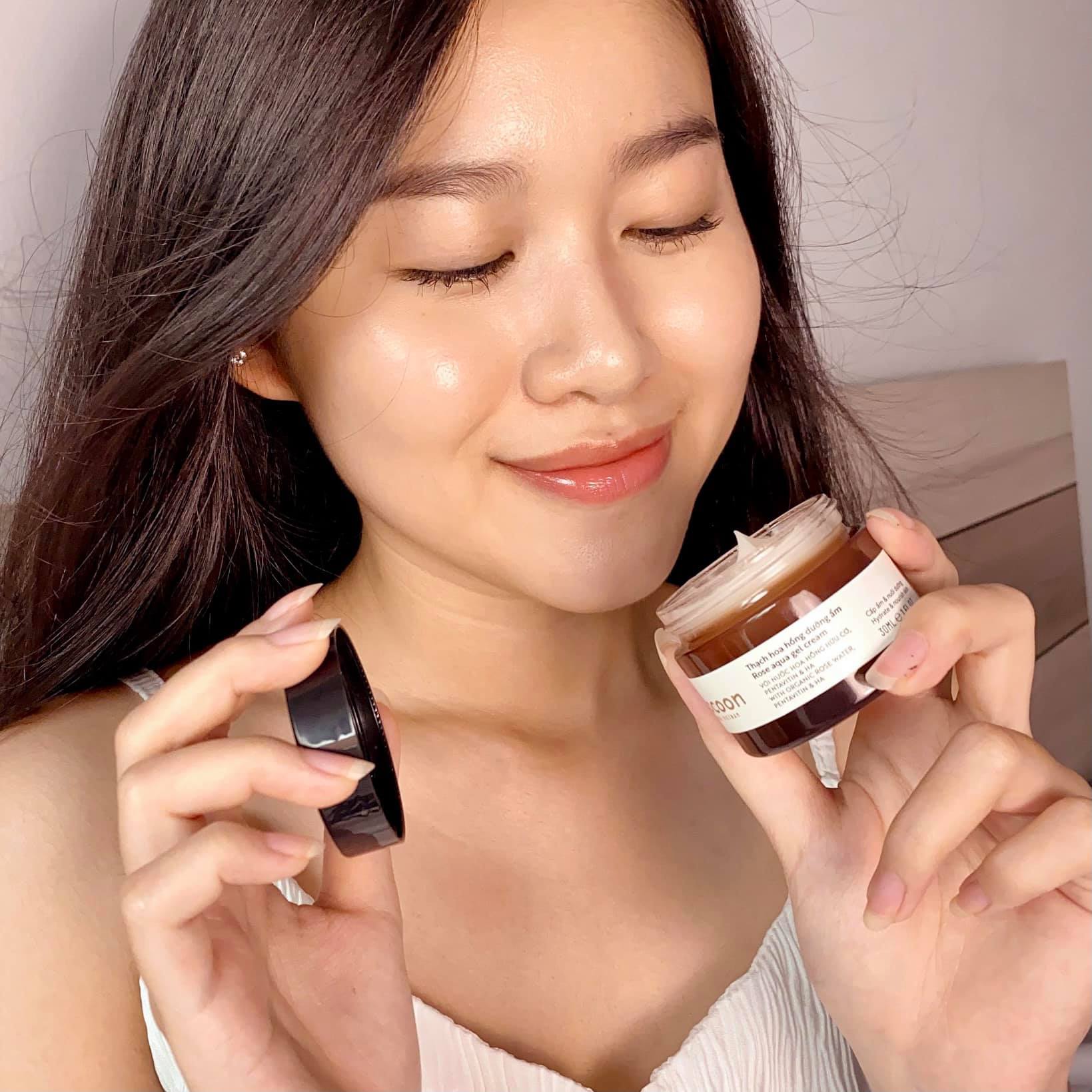 Combo Thạch hoa hồng dưỡng ẩm cocoon 30ml + Son dưỡng dầu dừa bến tre cocoon 5g