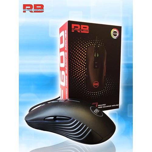 Chuột chuyên Game 8D Rainbow F600, Led RGB, DPI 10000 (Đen) - Nhất Tín Computer