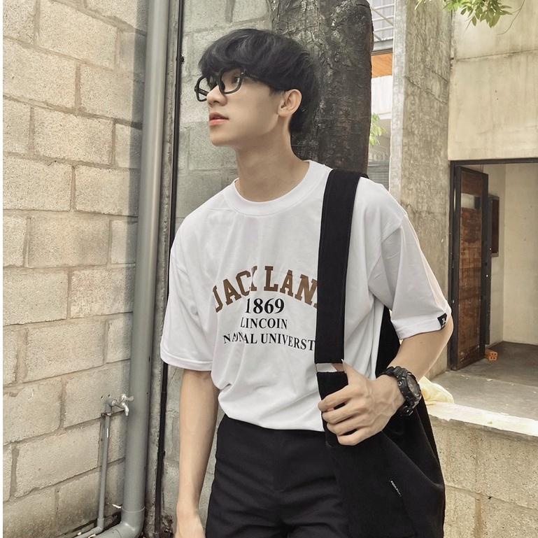 ÁO PHÔNG JL LINCOIN, Áo thun nam nữ oversize dáng rộng, Local Brand JACKLANE