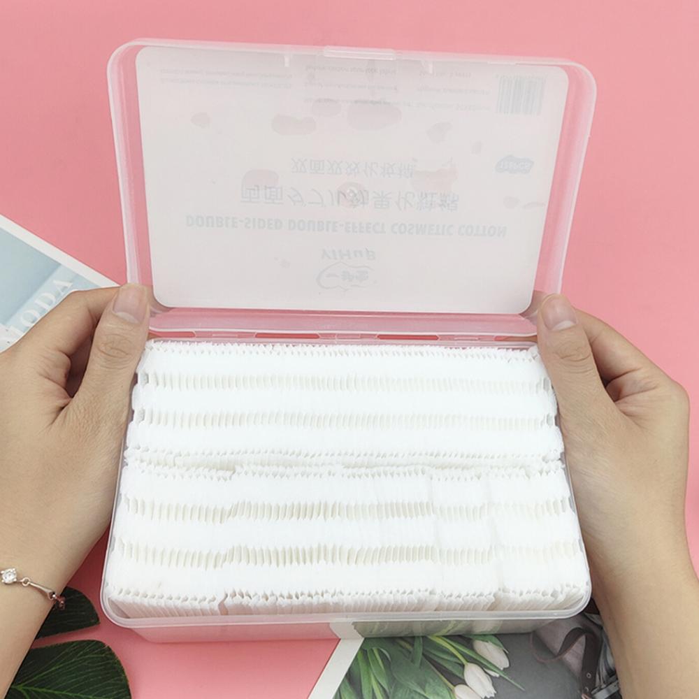 128 miếng bông cotton tẩy trang cho da và móng