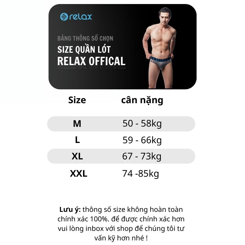 Quần lót nam relax thun lạnh cao cấp chính hãng , quần sip nam relax underwear rltk06