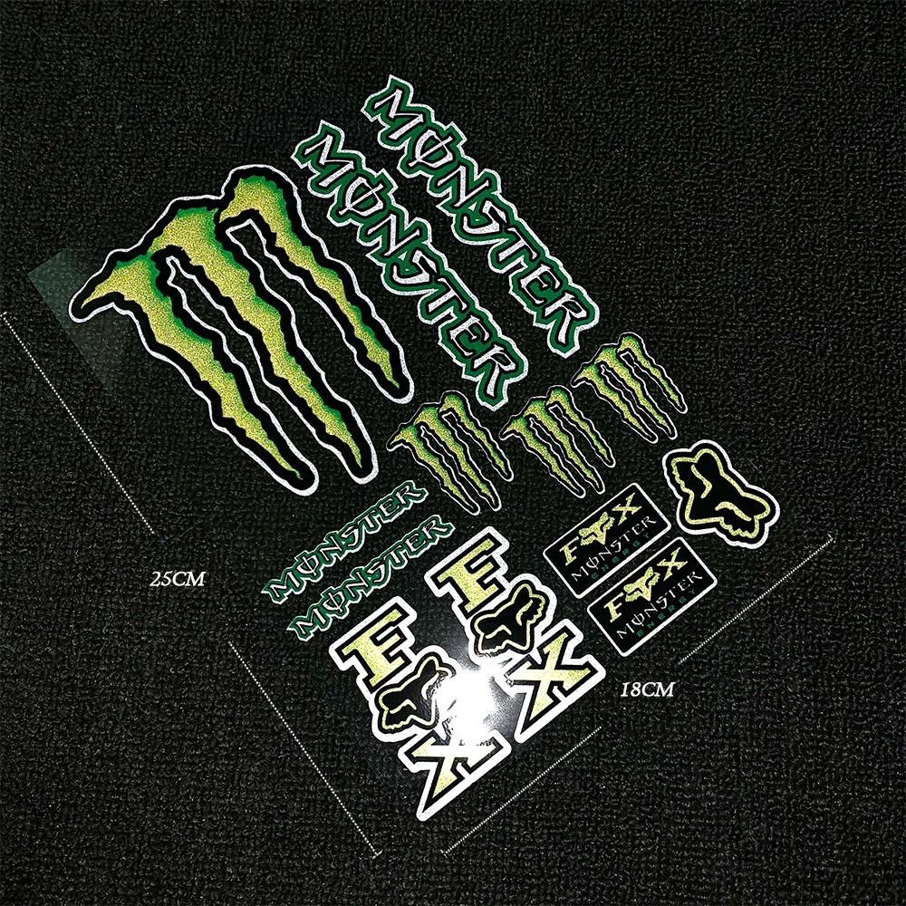 Miếng Dán Trang Trí Xe Hơi Hình Monster