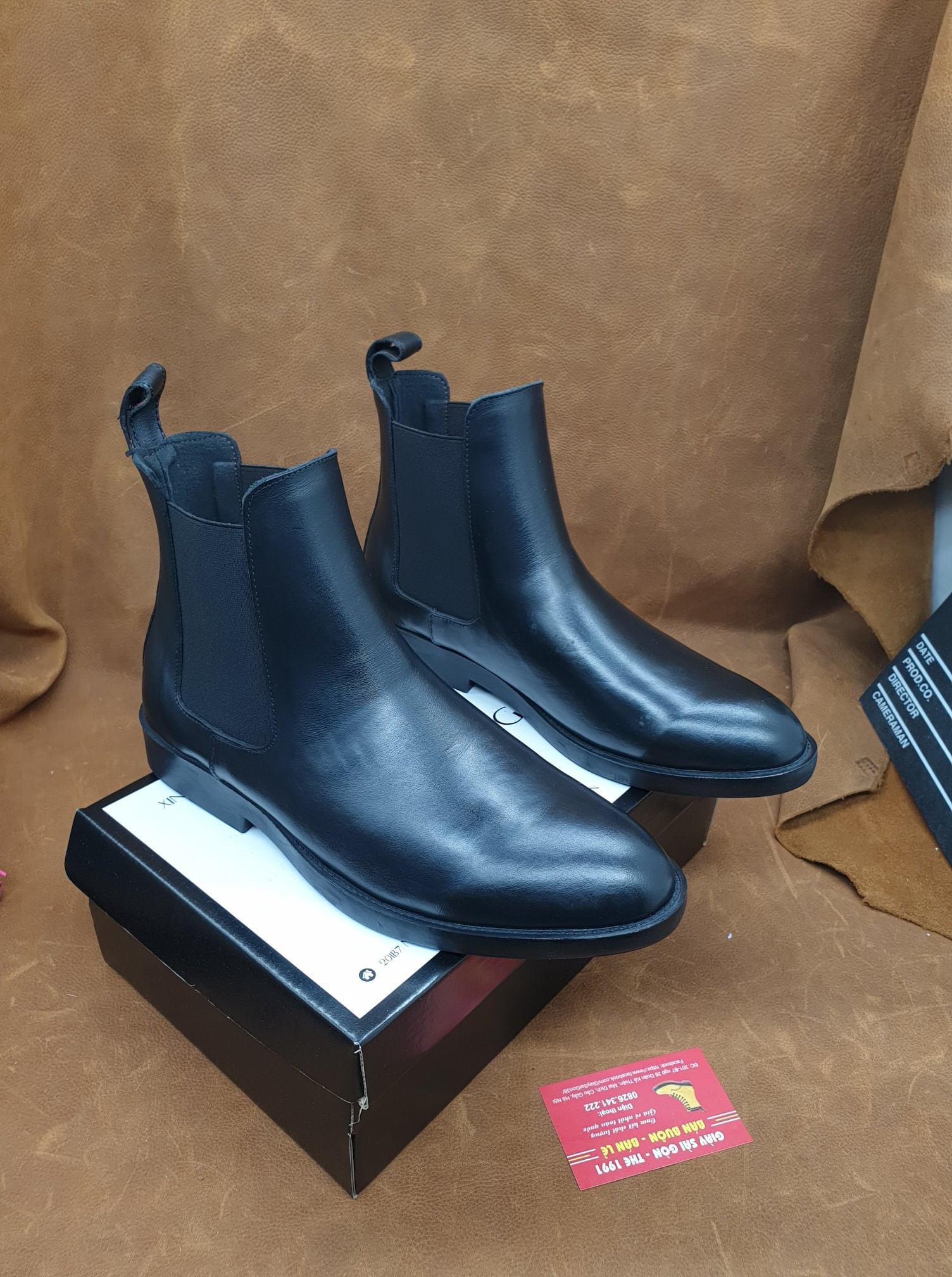 Chelsea Boot Nam Mũi Tròn Thời Trang