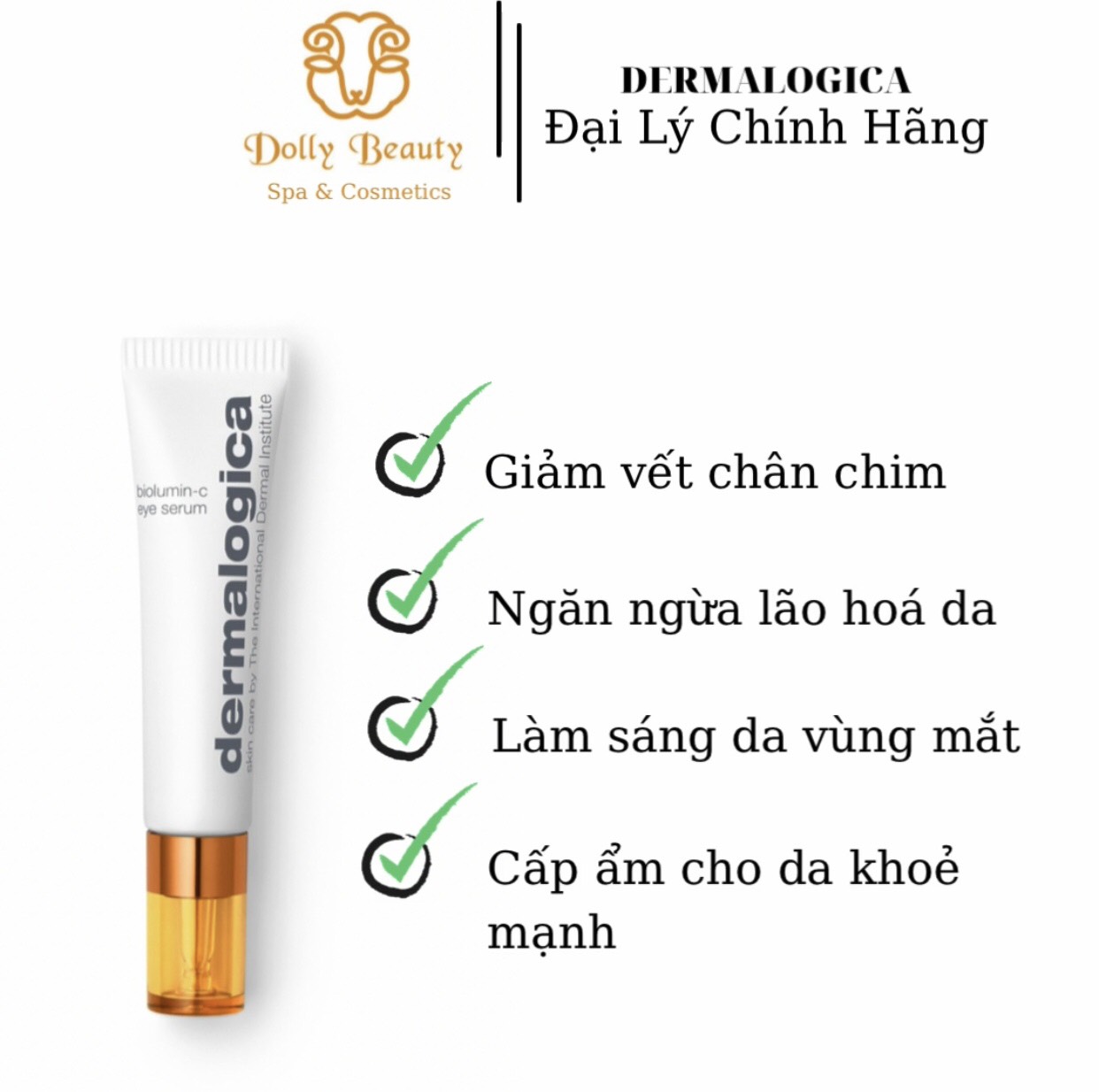 Huyết thanh mắt chống lão hoá BIOLUMIN-C EYE SERUM của Dermalogica