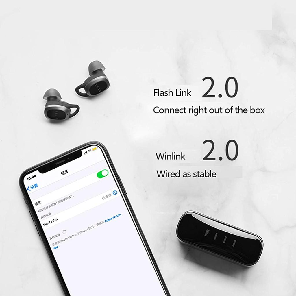 Tai nghe True Wireless FIIL T1 Pro - Hàng chính hãng | Bluetooth 5.2, IPX5, Dual Mic