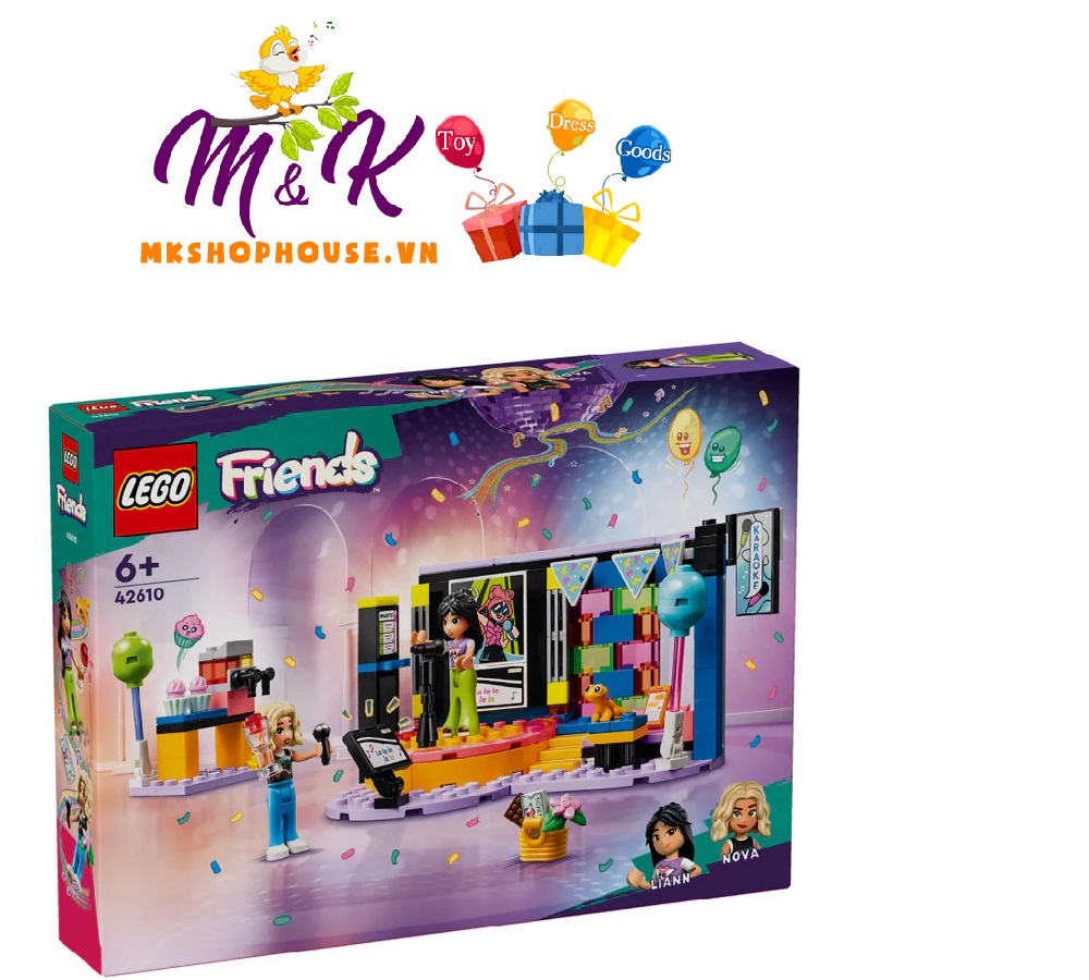 LEGO FRIENDS 42610 Đồ chơi lắp ráp Phòng hát karaoke (196 chi tiết)