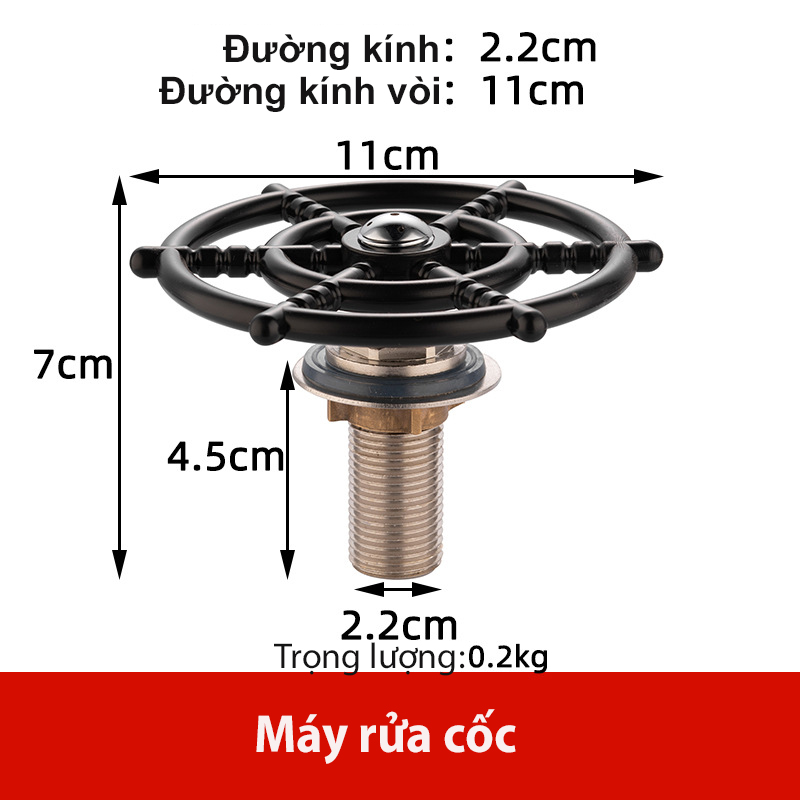 Máy rửa cốc tự động Schmidt, máy rửa ly áp suất cao đa năng tiện dụng cho nhà bếp - Hàng chính hãng