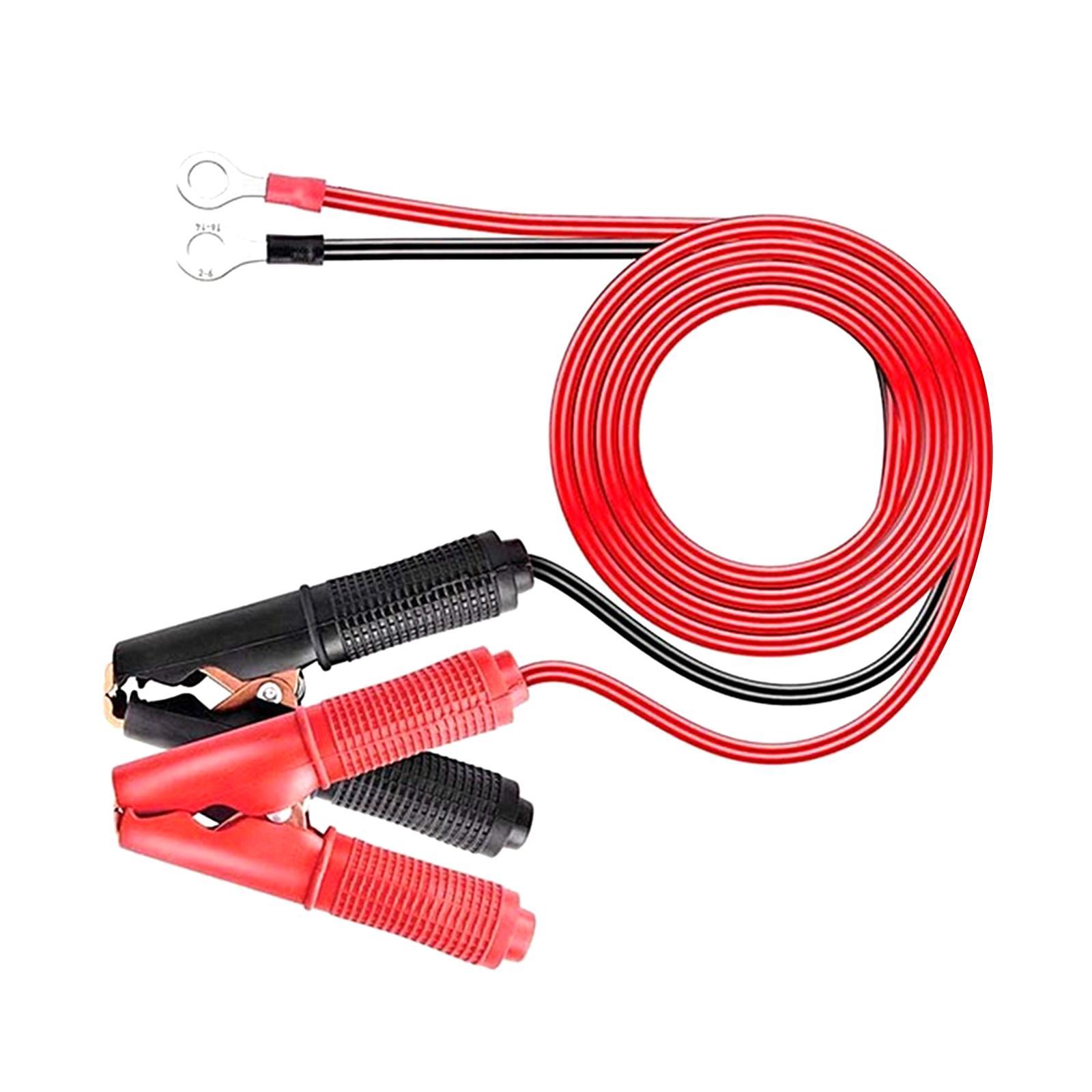 Cars Battery Cable Battery Alligator Clips Clamp 30A Fuse Battery Jump Cable