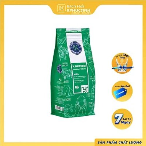 Cà Phê Rang Xay K Coffee Morning (454g/Gói)