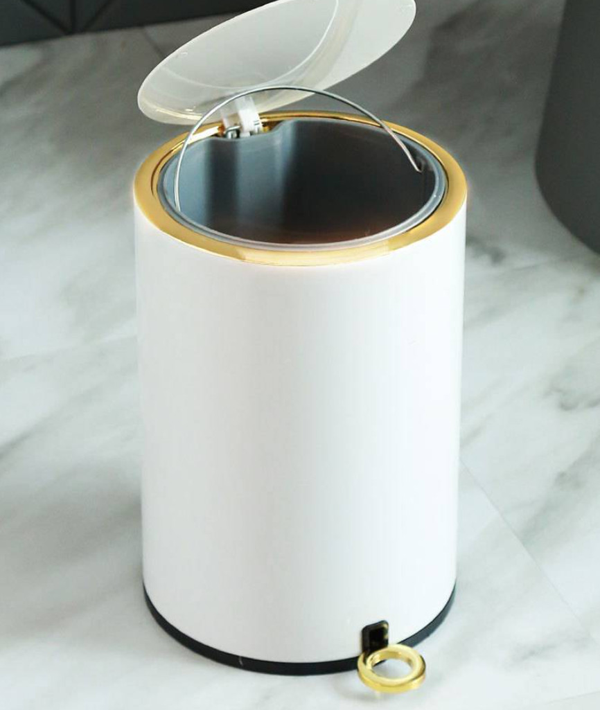 Thùng rác sáng tạo gia dụng thép không gỉ NEWICON TRASH BIN 12L