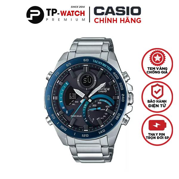 Đồng Hồ Nam Dây Thép Casio Edifice ECB-900DB-1BDR Chính Hãng - Bluetooth - Năng Lượng Mặt Trời - ECB-900DB-1B