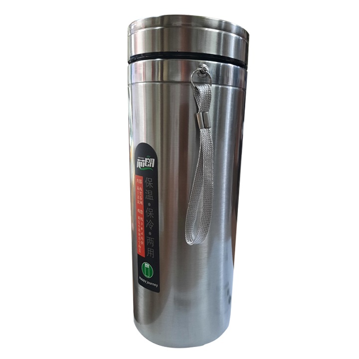 Bình Giữ Nhiệt Inox 304 3 Lớp  1500ml Màu Bạc Siêu To Giữ Nhiệt Từ 6 Đến 8 Giờ