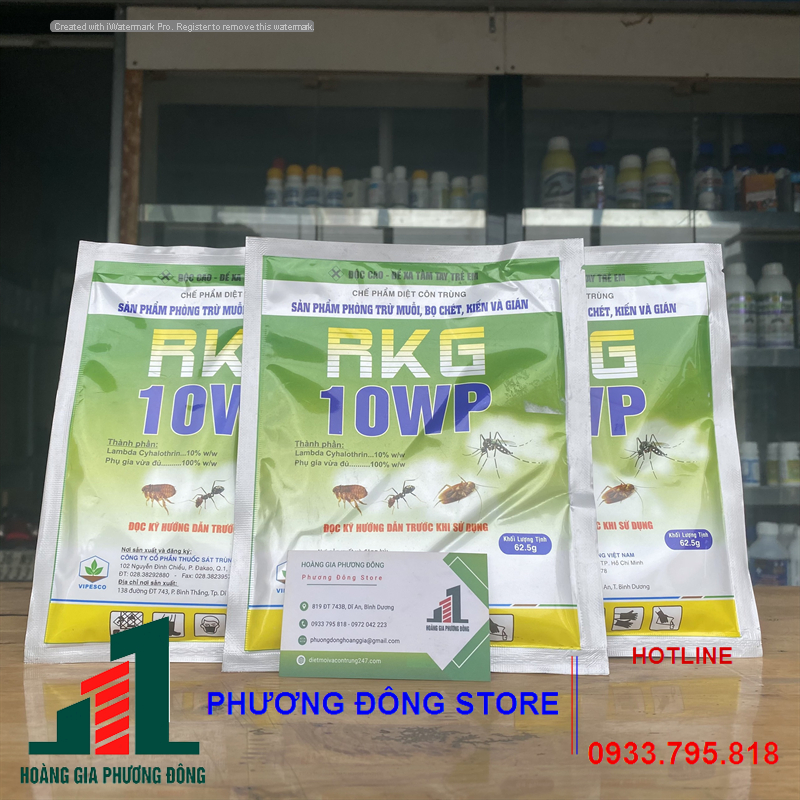 Thuốc diệt muỗi và côn trùng RKG 10WP