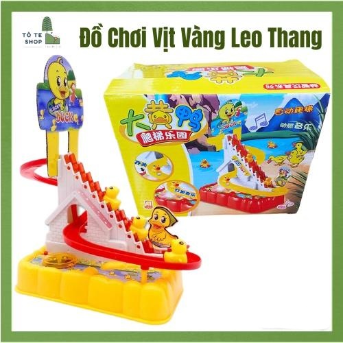 Đồ chơi vịt vàng leo thang, cầu trượt mini với những chú vịt vàng đáng yêu cho bé vui chơi thỏa thích
