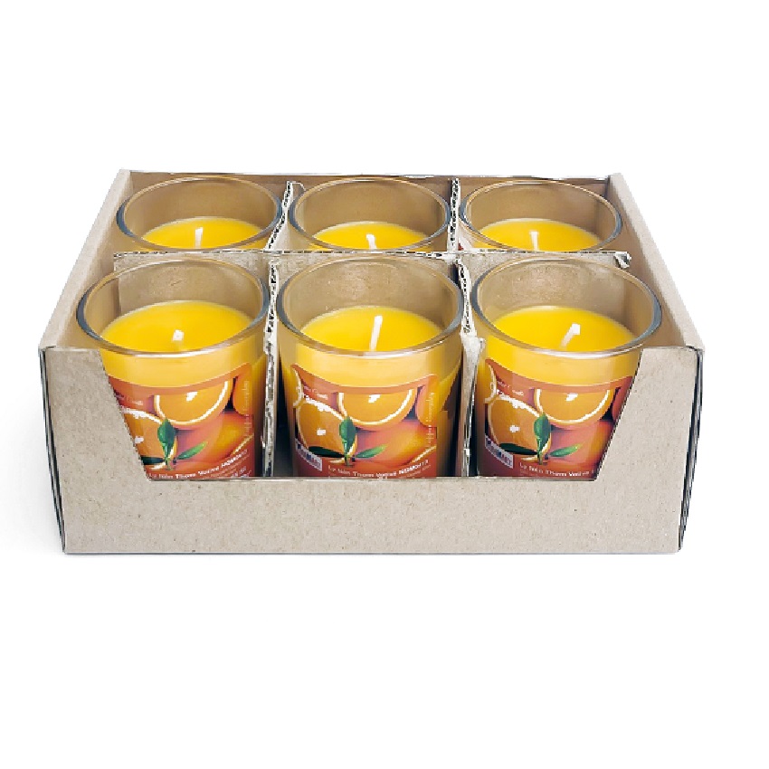 Hộp 6 ly nến thơm votive Miss Candle FTRAMART NQM0413 (Lựa chọn mùi hương)