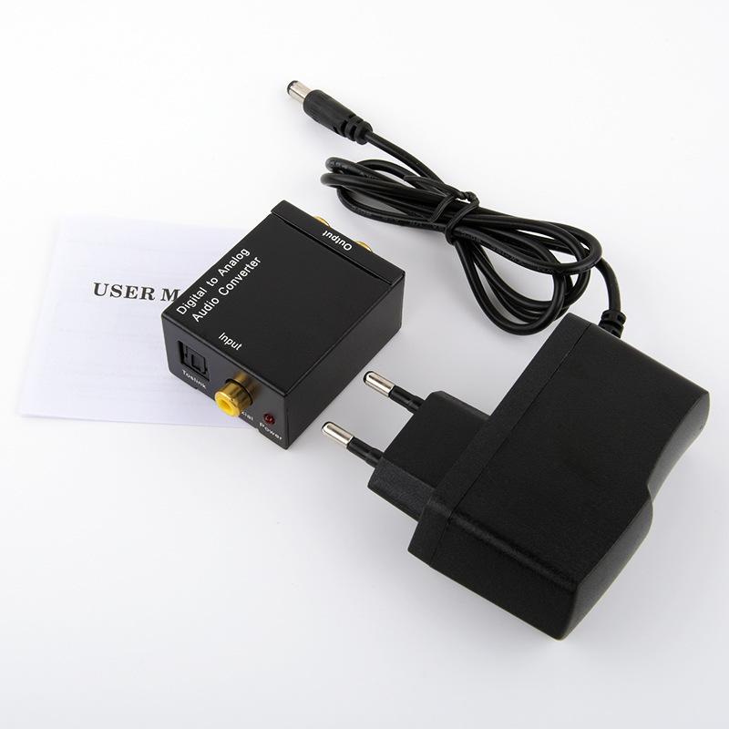 Bộ chuyển đổi đồng trục kỹ thuật số sang âm thanh analog phong cách mới nhất sợi quang sang bộ giải mã spdif tương tự sang bộ giải mã ps5 hoa sen