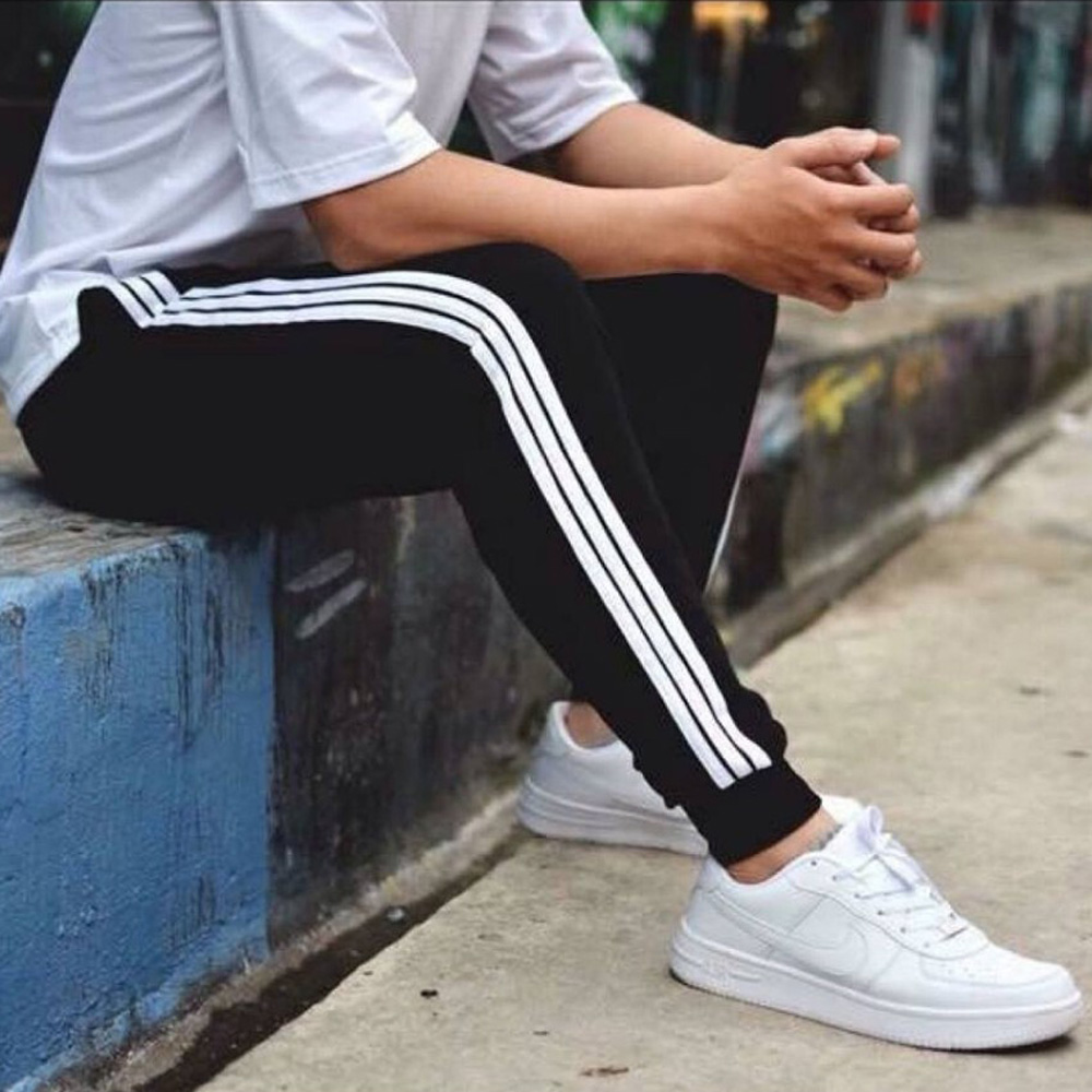 Quần dài thể thao nam Jogger 3 sọc ống bo trẻ trung năng động Micado