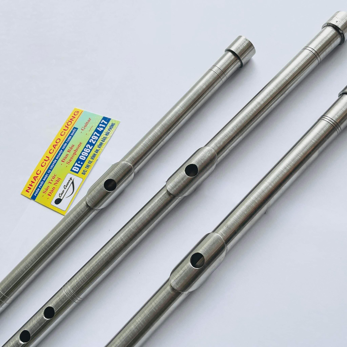 Sáo Inox C5 Cao Cấp Âm Chuẩn