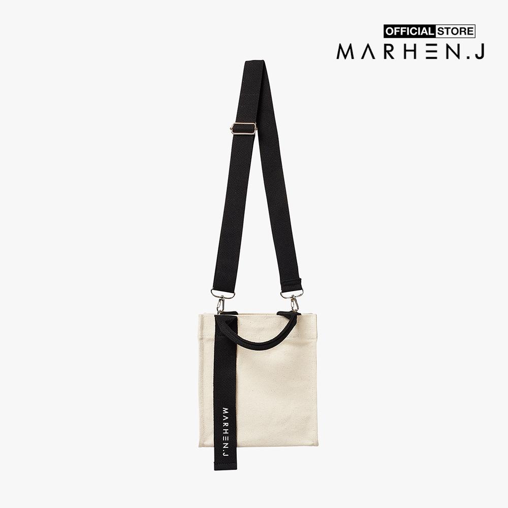 Marhen.J - Túi đeo vai chữ nhật vải bố Ricky Mini MJ18BRCKMN-CV