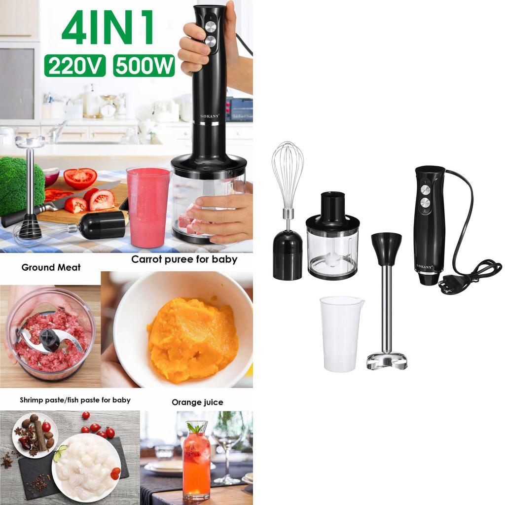 Electric Handheld Mixer Whisk Egg Cream Blender Kitchen Gadget 500W EU Plug