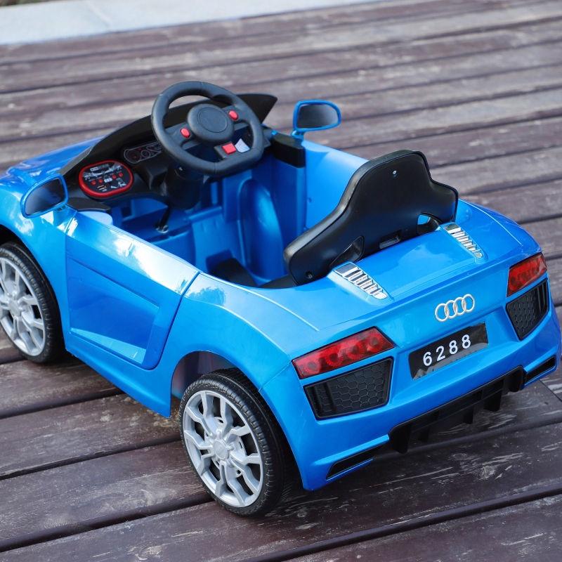 HOTXe ô tô điện trẻ em 4 bánh có điều khiển từ xa có thể ngồi trên xe đẩy trẻ em 4 bánh, ô tô sạc điện đồ chơi cho bé ng