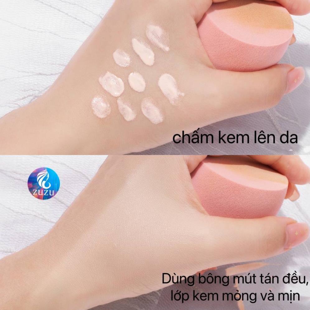 Mút trang điểm, mút tán kem nền dạng giọt nước mềm mại tiện dụng Zu Cosmetics