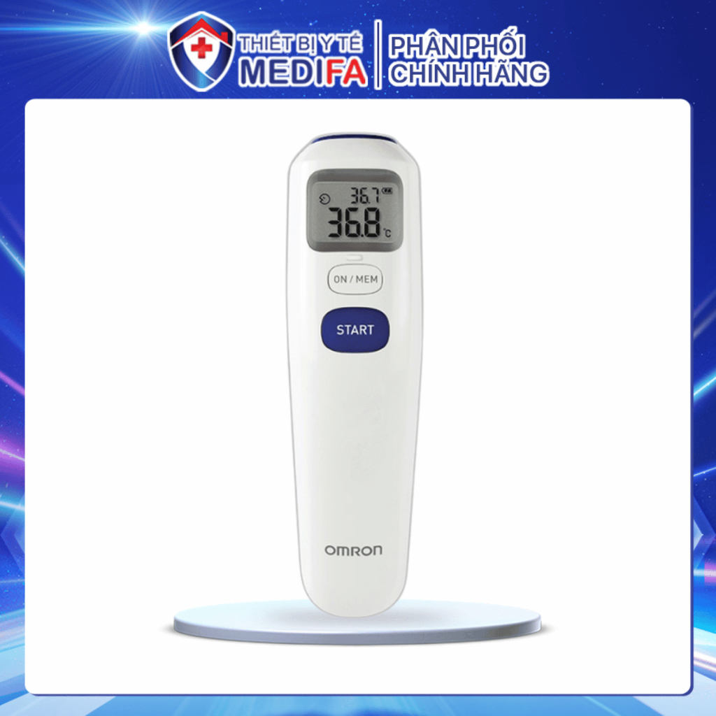 Nhiệt Kế Điện Tử Đo Trán Omron Mc 720 - Số 1 Nhật Bản