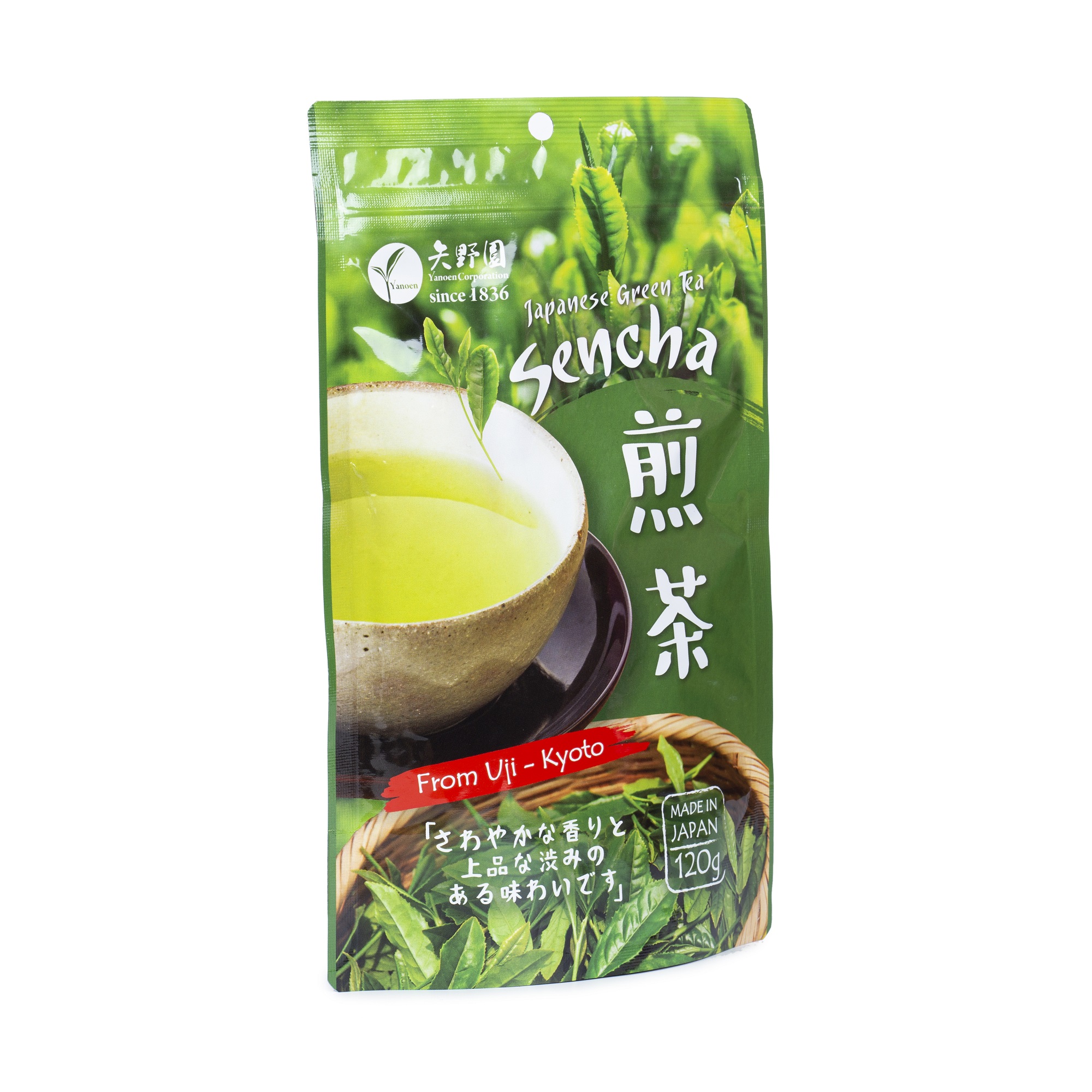 Trà Xanh Nhật Bản Sencha 120 Gram - Pha trà ủ lạnh, trà nóng, thích hợp cho gia đình, văn phòng - NPP Anni/ Green Tea (Sencha) made in Japan - Cold Brew Hario or Hot