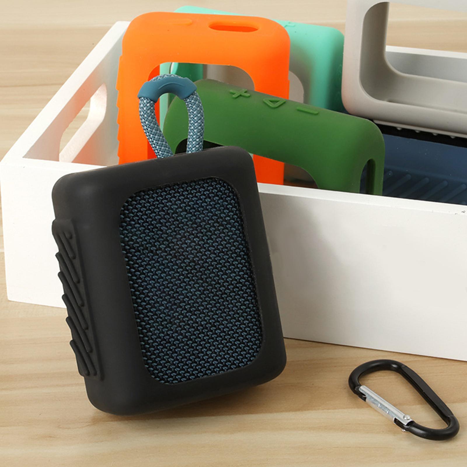 Speaker Silicone Case with Bag Hook Speaker Accessories Portable for Go3