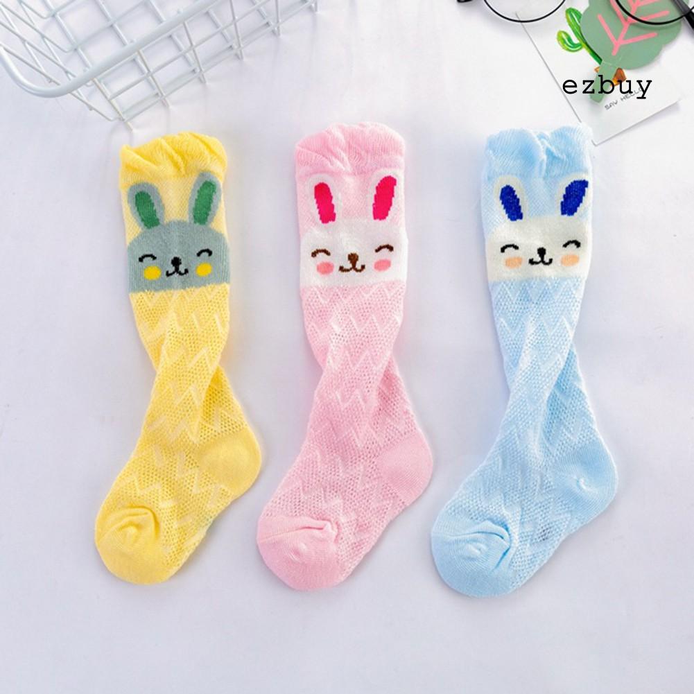 Set 3 Đôi Vớ Cotton Thoáng Khí Dễ Thương Cho Bé