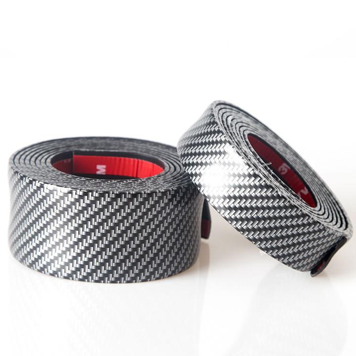 Cuộn Cao Su Vân Carbon Dán Trang Trí, Chống Xước Cho Xe Ô Tô