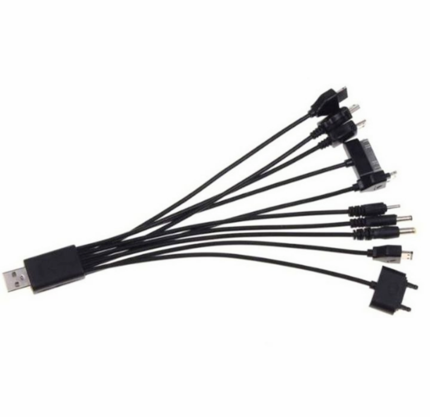 DÂY CÁP USB CHIA 10 ĐẦU SẠC KẾT NỐI GIỮ LIỆU KHÁC NHAU TIỆN DỤNG HÀNG CHUẨN CHẤT LƯỢNG GIÁ TỐT