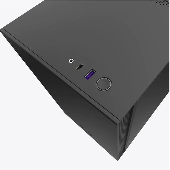 Vỏ Case Máy Tính NZXT H210 Màu Đen- Hàng Chính Hãng