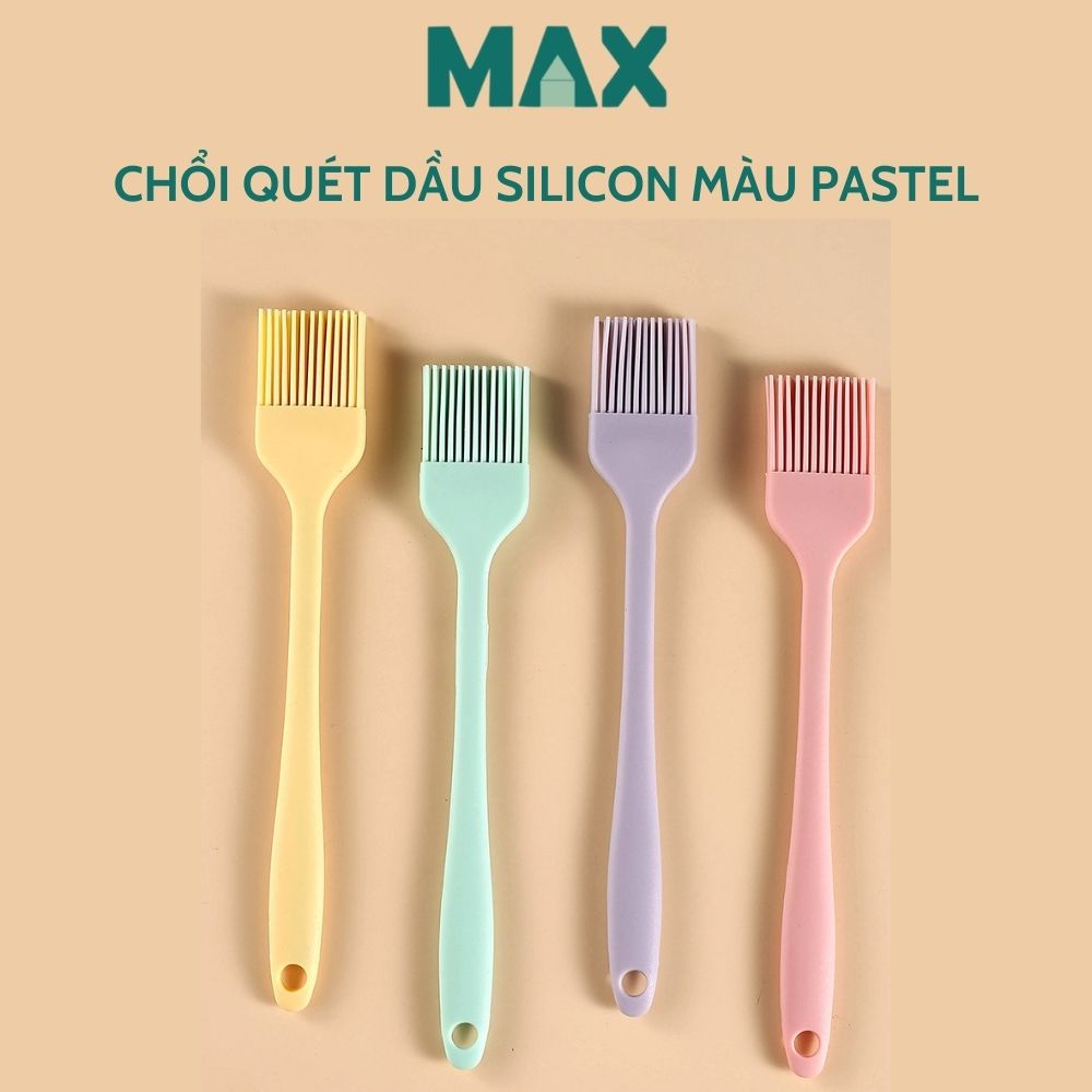 Chổi silicon đúc quét dầu, bơ, kem trang trí bánh 21cm