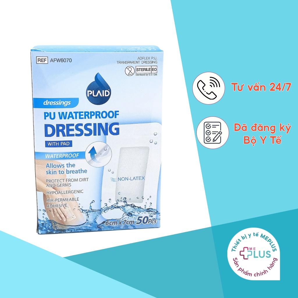 Băng Gạc Vô Trùng Không Thấm Nước Young Chemical - Sterile Adflex, Loại Có Gạc 6cm x 7cm, (1miếng) Co Giãn, Thấm Mủ Tốt