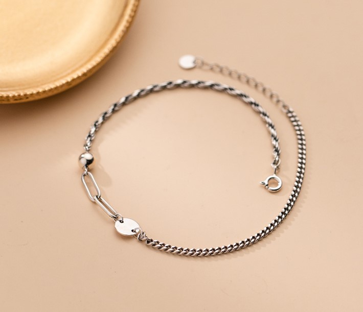 LẮC CHÂN BẠC NỮ ĐẸP LCBN295 bạc cao cấp dây dày - Lắc chân bạc 2TSILVER