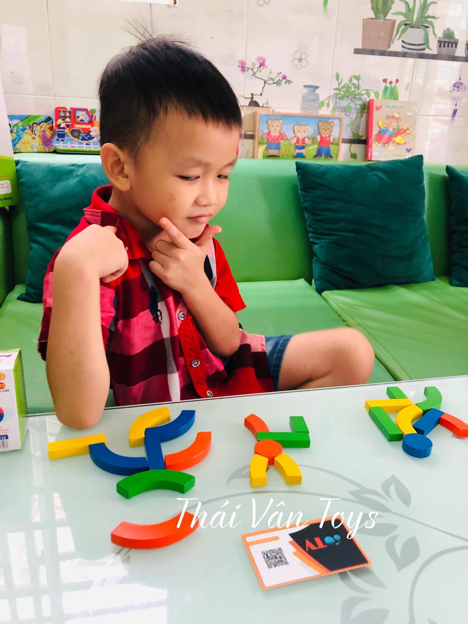 Ghép hình hoạt động thể dục thể thao từ các chi tiết gỗ | Bộ xếp hình thể thao Việt Nam