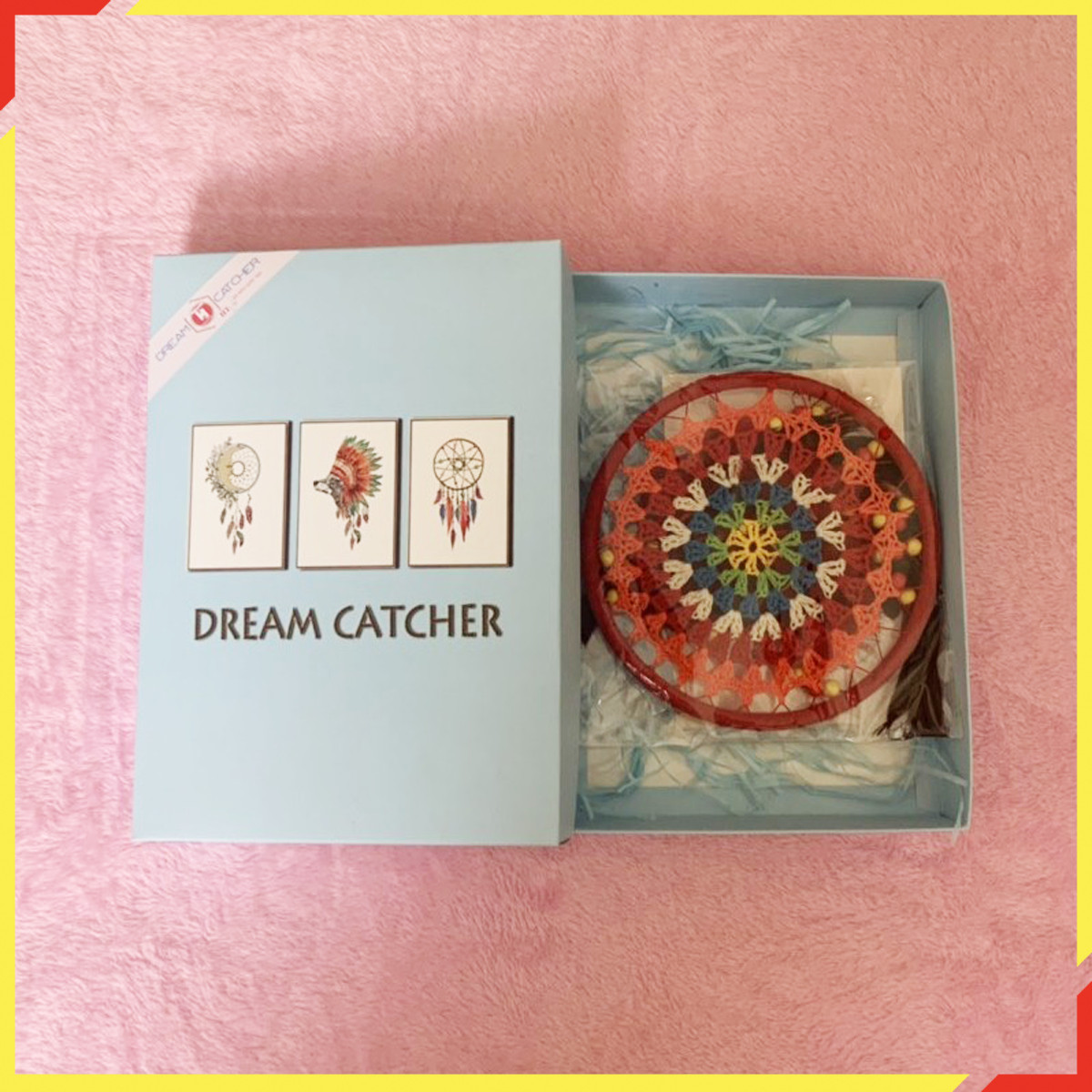 Lưới Giữ Giấc Mơ - HT SYS Dream Catcher - Vật Phẩm Trang Trí Phòng Ngủ, Phòng Khách - Đem đến những điều may mắn, tốt đẹp, giấc mơ ngọt ngào