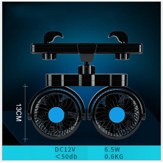 QUẠT Ô TÔ HUXIN QUẠT ĐIỆN NHỎ CHO XE VỚI BỘ PHẬN LÀM LẠNH CỐC HÚT ĐA CHỨC NĂNG