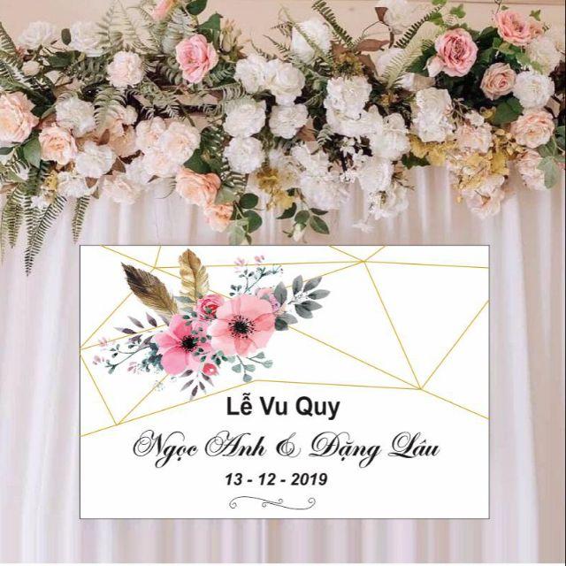 Bảng cưới in nội dung theo yêu cầu_DECAL VIP