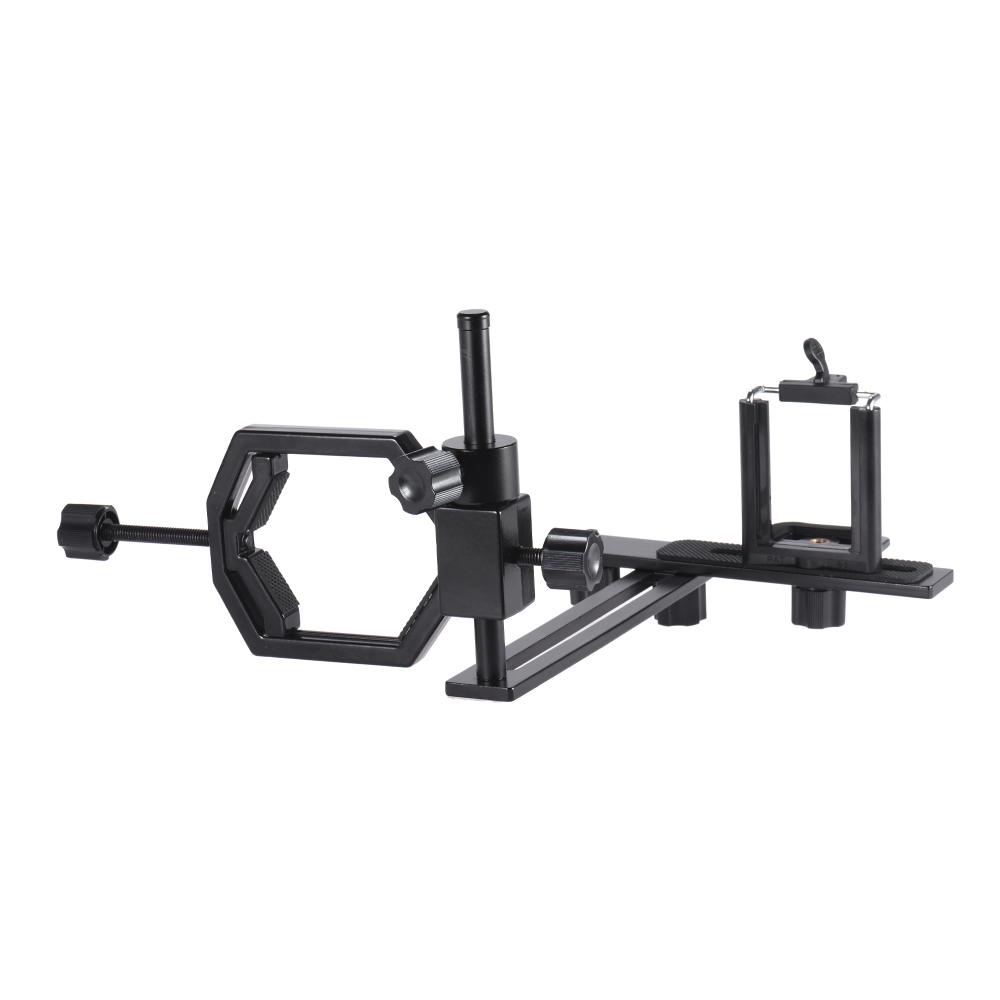 Universal Metal Telescope Phone Digital Camera Mount Adapter Bracket Smartphone Holder Clip for Monocular Spotting Scope